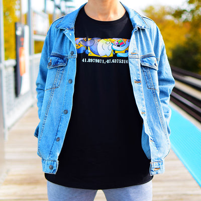 PakRat Ink Unisex T-shirt "Book Learnin’" by Mosher Chicago Brown Line L Train