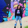 PakRat Ink Unisex Crewneck Sweatshirt "Sugared Plum" by Elloo Chicago Street Artist
