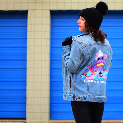 PakRat Ink Denim Jacket Unisex EllooElloo