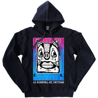 PakRat Ink Unisex Hoodie "Patio Dweller 3" by Jaymes Josef