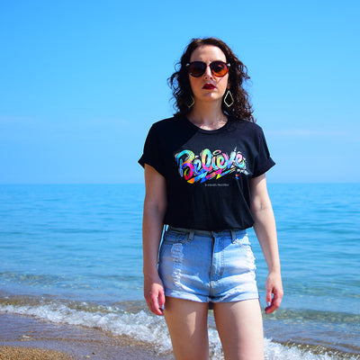 PakRat Ink Unisex T-Shirt "Believe" By Jason Naylor