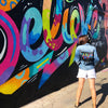 PakRat Ink "Believe" Mural by Street Artist Jason Naylor Unisex Denim Jacket