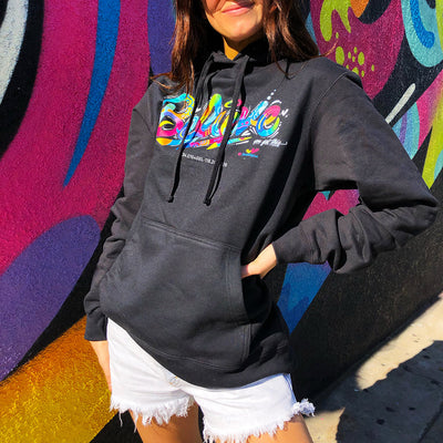 PakRat Ink "Believe" Street Art by Jason Naylor Unisex Hoodie