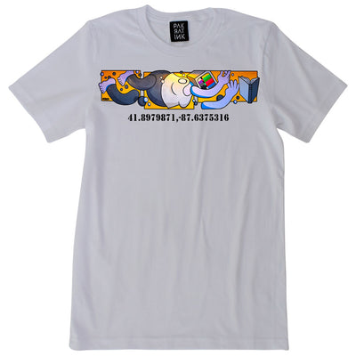 PakRat Ink Unisex White T-shirt "Book Learnin’" by Mosher