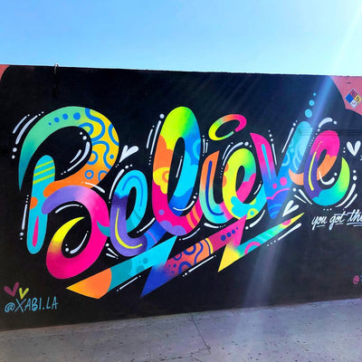 PakRat Ink Mural "Believe" by Jason Naylor