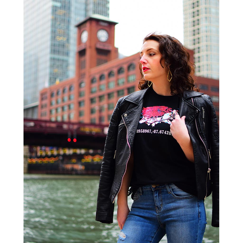 PakRat Ink Unisex T-shirt "Take Off" by Bunny!XLV Chicago Riverwalk