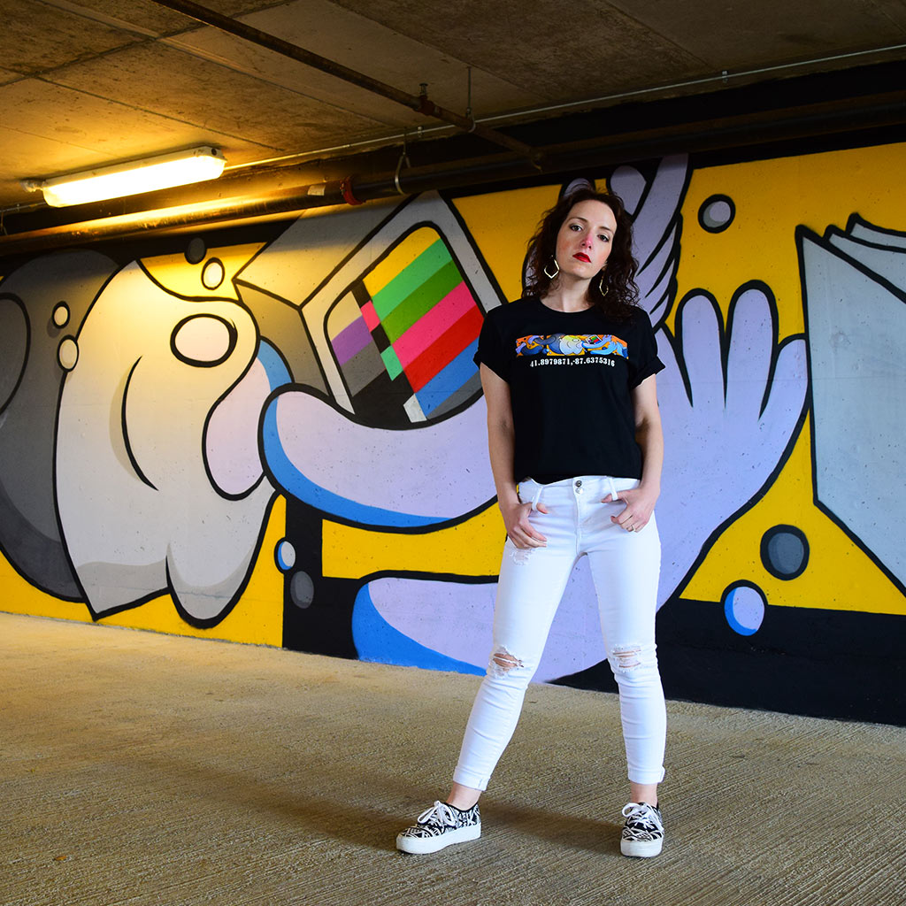 PakRat Ink "Book Learnin’" Mural by Mosher Black T-Shirt