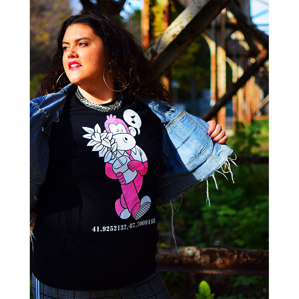 PakRat Ink Unisex T-shirt "Dipso Facto" by Mosher Chicago Under the L Train Tracks