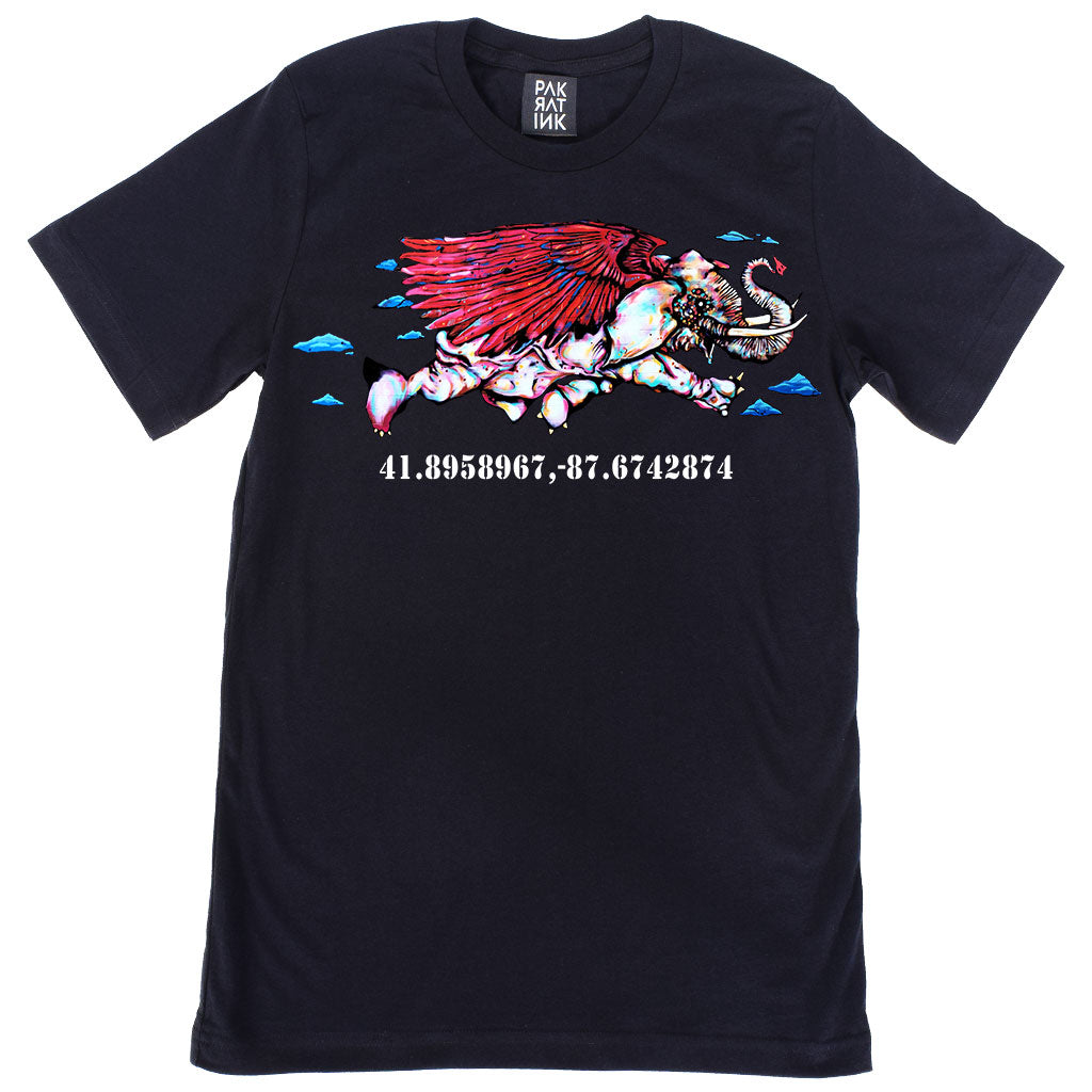 PakRat Ink Unisex T-shirt "Take Off" by Bunny!XLV