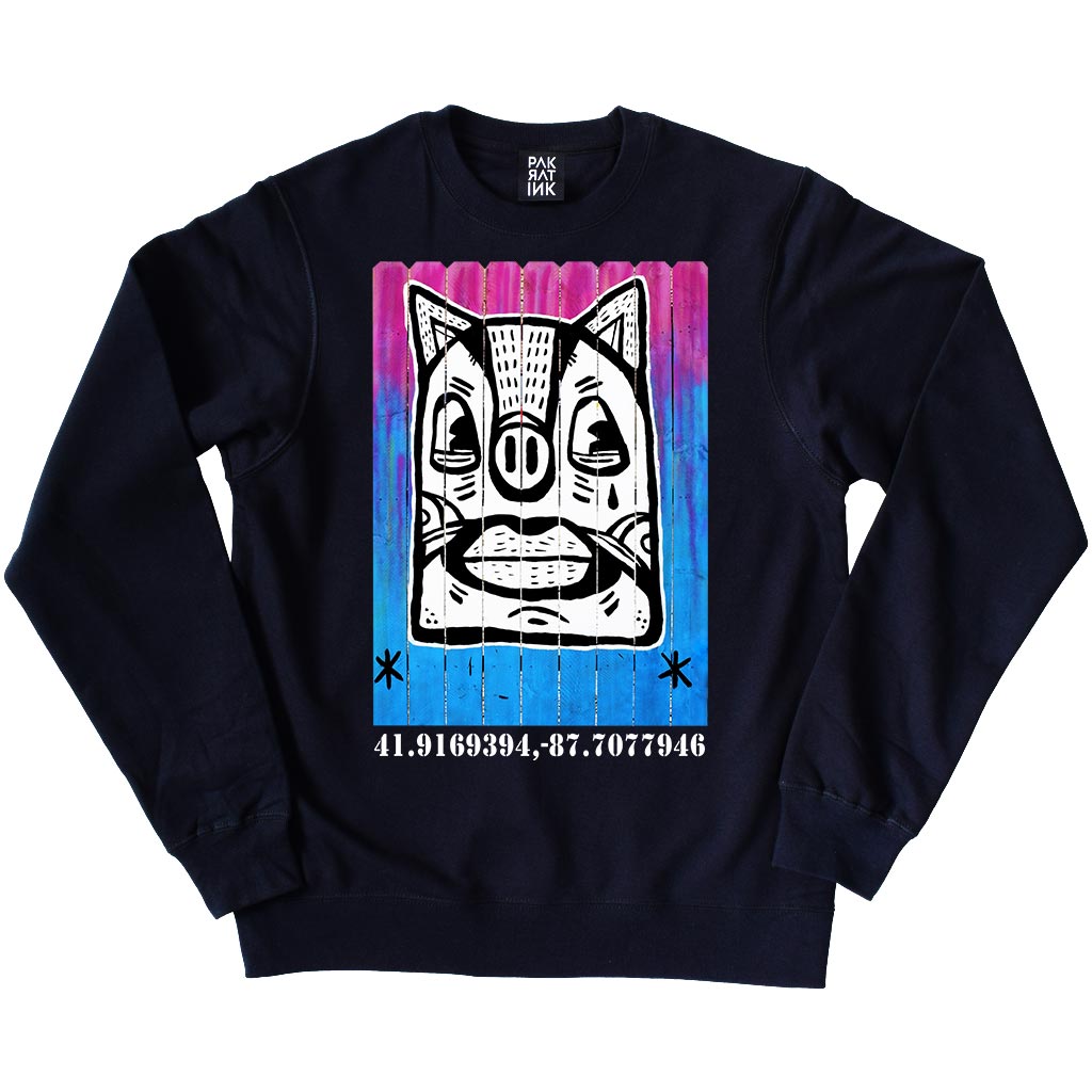 PakRat Ink Unisex Crewneck Sweatshirt "Patio Dweller 3" by Jaymes Josef