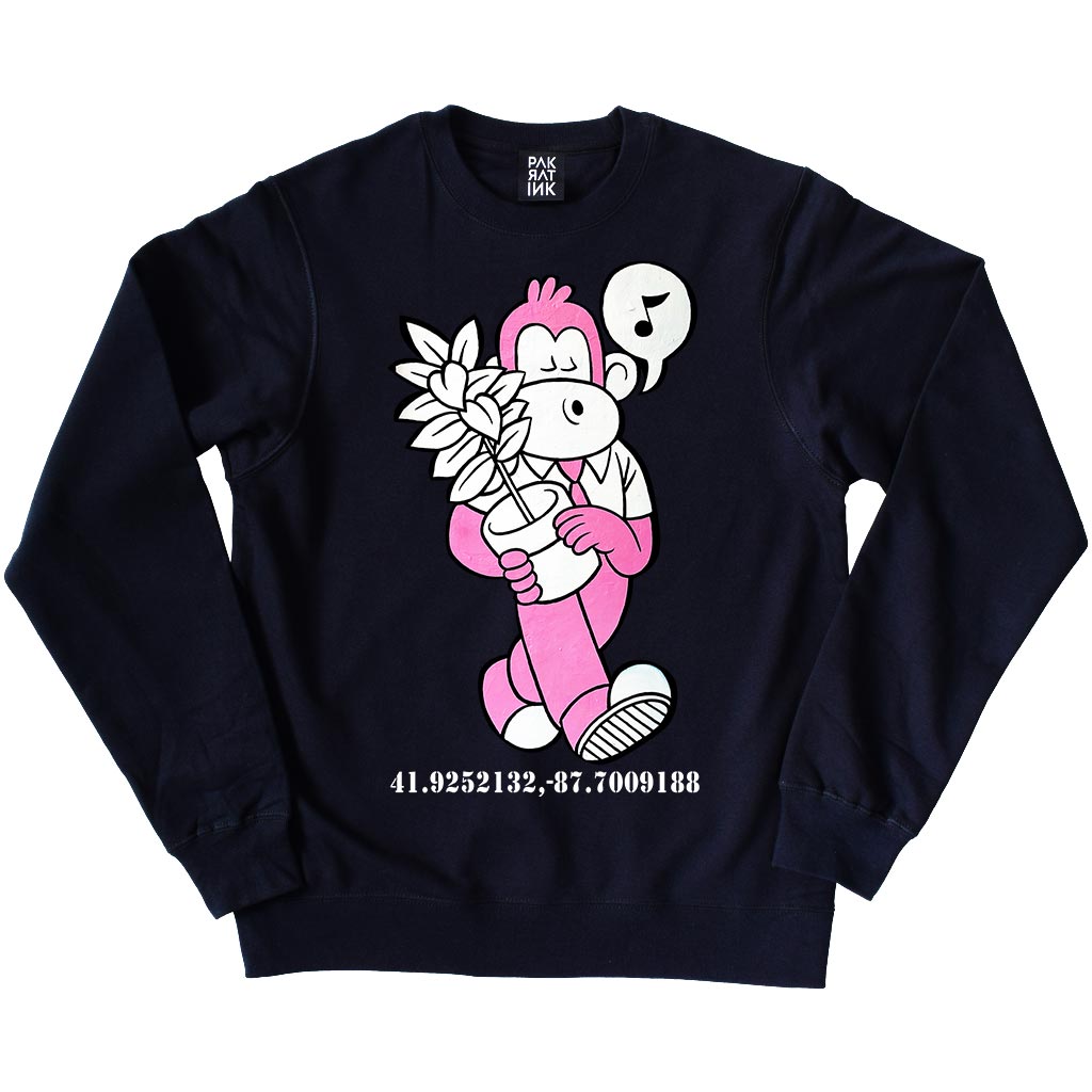 PakRat Ink Unisex Crewneck Sweatshirt "Dipso Facto" by Mosher