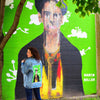 PakRat Ink Unisex Denim Jacket "Big Frida" by Marco Miller Street Art