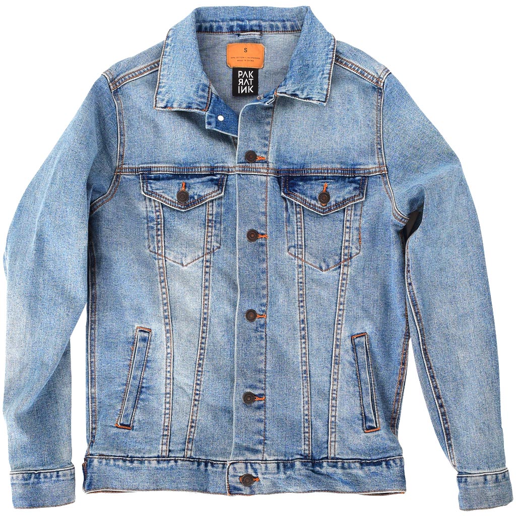 PakRat Ink Unisex Denim Jacket Front