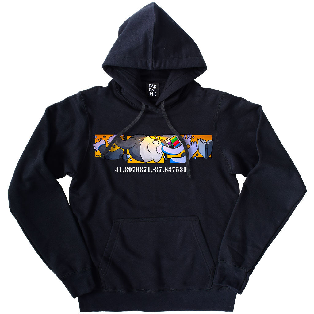 PakRat Ink Unisex Hoodie "Book Learnin’" by Mosher